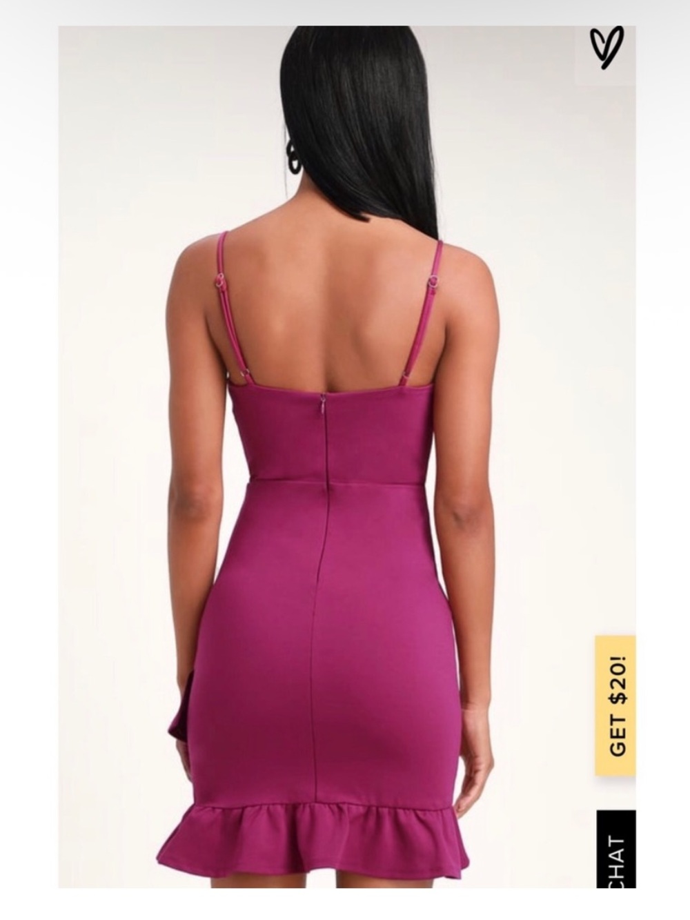 Lulus Ruffle Flirty Dress - Picture 3 of 3